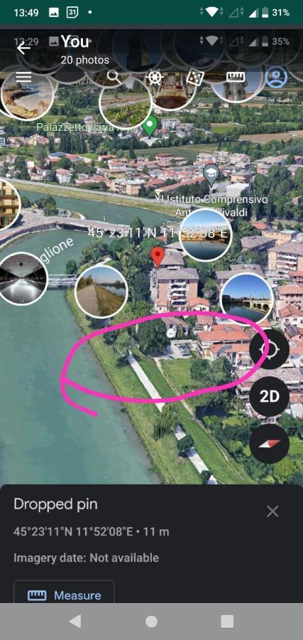 Vicino Al Prato Della Valle Intero Appartamento Parcheggio Facile Di Fronte Padova Exterior photo